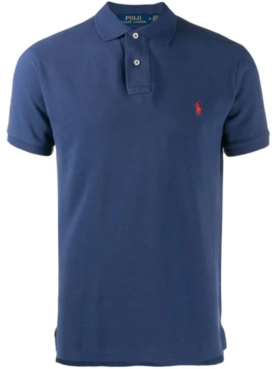 Polo Ralph Lauren Slim Fit Polo Shirt In Blue