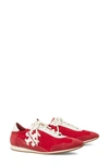 Tory Burch Women's Tory Leather & Suede Sneakers In Flare Red