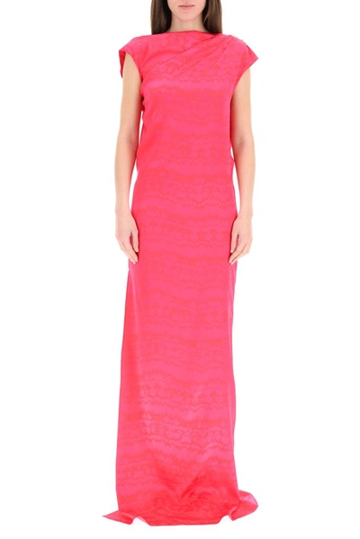 Attico The  Women's 211wcw22v019146 Fuchsia Viscose Dress In Pink