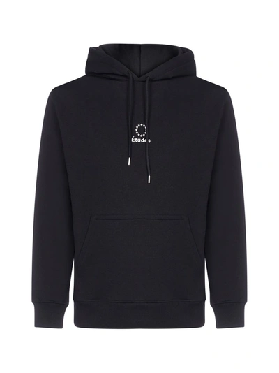 Etudes Studio Etudes Logo Print Hoodie In Black