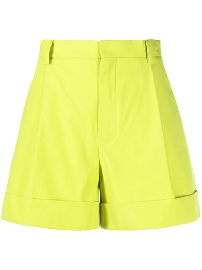 Sofie D'hoore Shorts W/turn Up And Side Pockets In Green