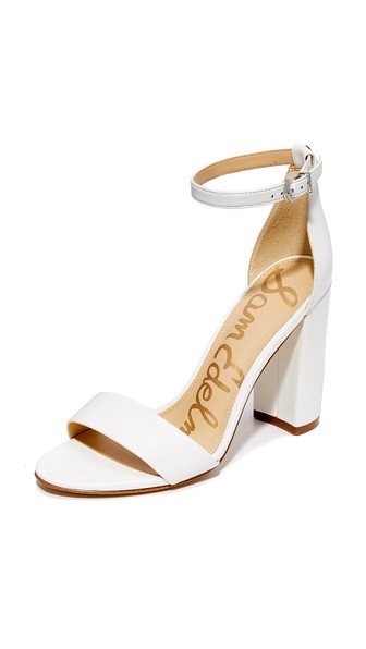 sam edelman white sandals