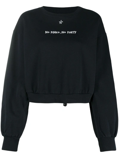 Pinko Sweatshirt In Black