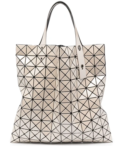 Bao Bao Issey Miyake Prism Geometric-motif Tote In Neutrals
