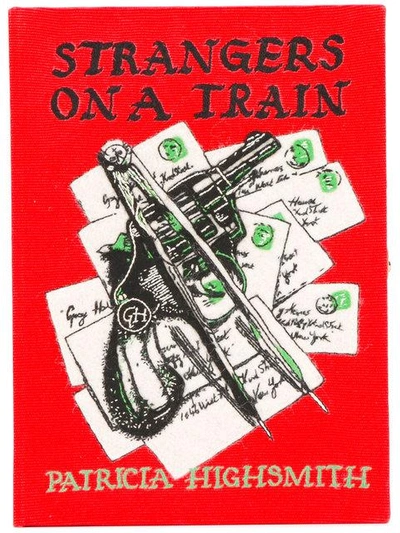 Olympia Le-tan Strangers On A Train Book Clutch In Red