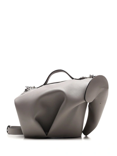 Loewe Large Elephant Bag In Grey