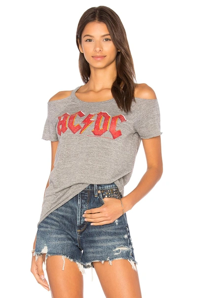 Chaser Ac/dc Tee In Streaky Grey