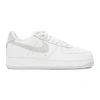 Nike White & Grey Air Force 1 '07 Craft Sneakers In 100 Summit