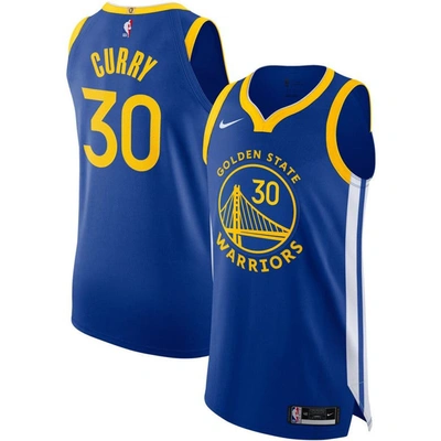 Nike Stephen Curry Warriors Icon Edition 2020  Nba Authentic Jersey In Royal
