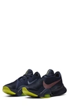 Nike Air Zoom Superrep 2 Men's Hiit Class Shoes In Blackened Blue,cyber,ashen Slate,bright Mango