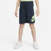 Nike Sportswear Club Fleece Big Kidsâ Shorts In Deep Ocean