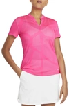 Nike Breathe Women's Golf Polo In Hyper Pink/ Arctic Punch