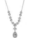 Givenchy Multi-crystal And Pave Y-neck Necklace In Silver