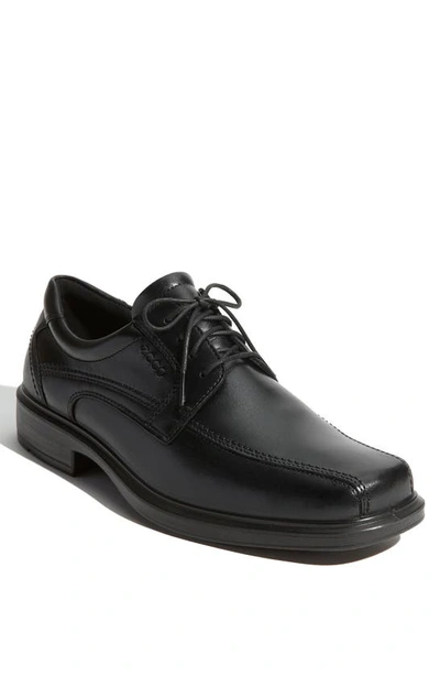 Ecco 'helsinki' Square Bike Toe Oxford In Black