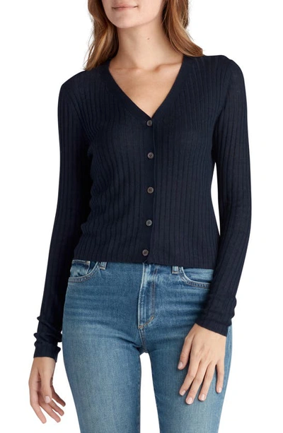 Joe's The Favorite Daughter Button-up Cardigan In Navy