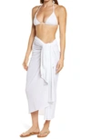Norma Kamali Ernie Cover-up Pareo In White