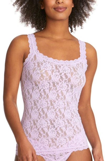 Hanky Panky Signature Lace Camisole In Cool Lavender Purple