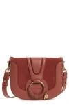 See By Chloé Hana Suede & Leather Shoulder Bag In Fawn Brown