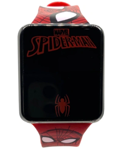 Accutime Kid's Spiderman Red Silicone Strap Touchscreen Watch 36x33mm