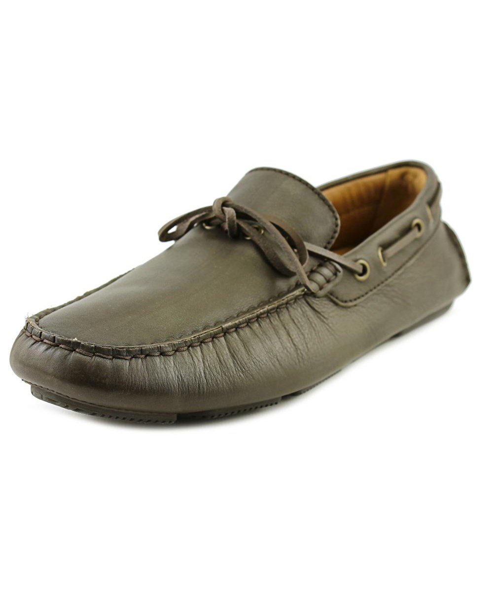 Hogan Wrap 185 Mocassino Laccetto X Asia Moc Toe Leather Loafer In Grey ...