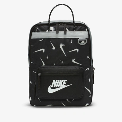 Nike Tanjun Kids' Printed Backpack In Black,black,white