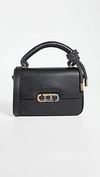 The Marc Jacobs The J Link Twist Leather Top Handle Bag In Black