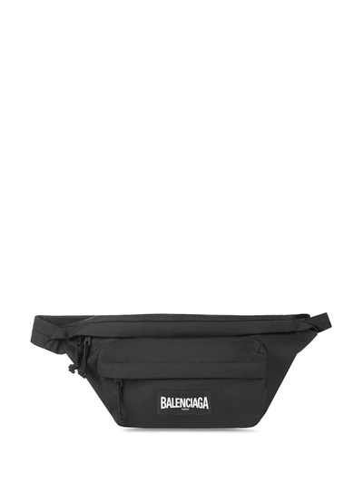 Balenciaga Xxl Oversized Belt Bag In Black