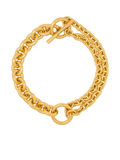 All Blues Gold Vermeil Double Chain Bracelet
