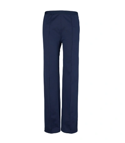 Tory Sport Tory Burch Double Knit Track Pant In Tory Navy