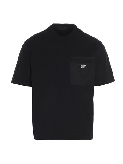 Prada Black Application T-shirt