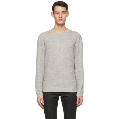Naked And Famous Grey Slim Vintage Sweater