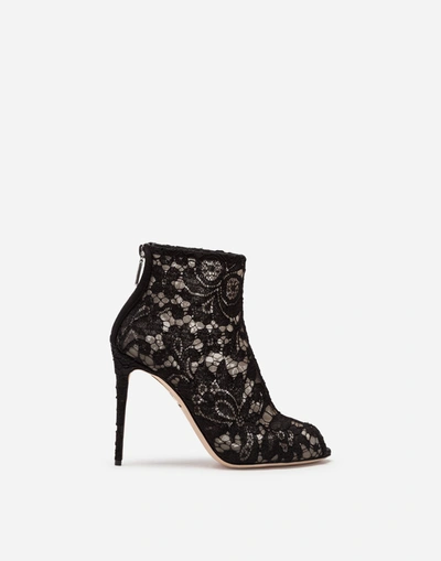 Dolce & Gabbana Boots In Lace