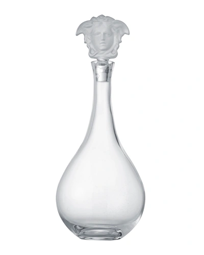 Versace Medusa Lumiere Decanter In Clear