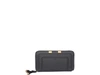Chloé Marcie Zip-around Leather Wallet In Black