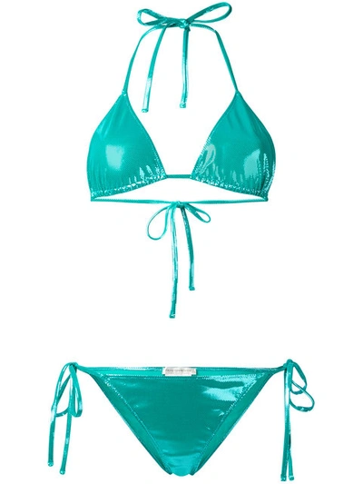 Faith Connexion Glossy Effect Bikini Set | ModeSens