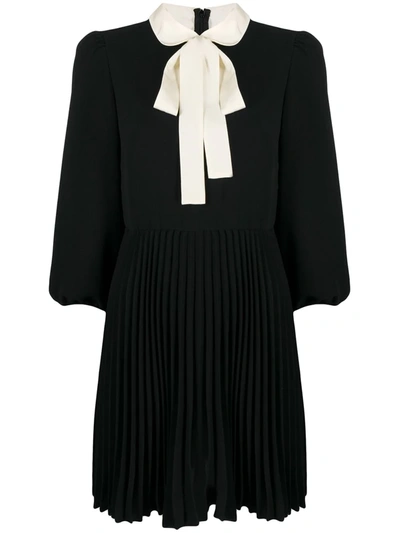 red valentino black bow dress Whitney Dress Black Eyelet