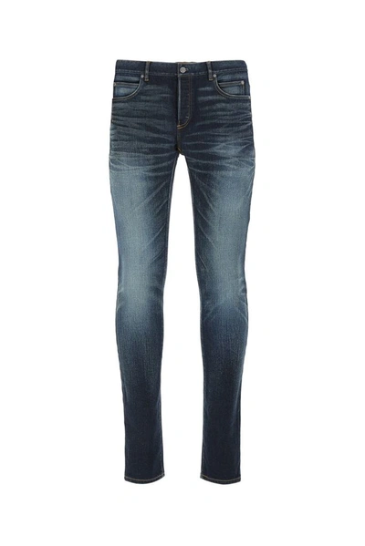 Balmain Skinny Fit Jeans In Blue