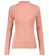 Acne Studios Mock Neck Sweater Salmon Pink