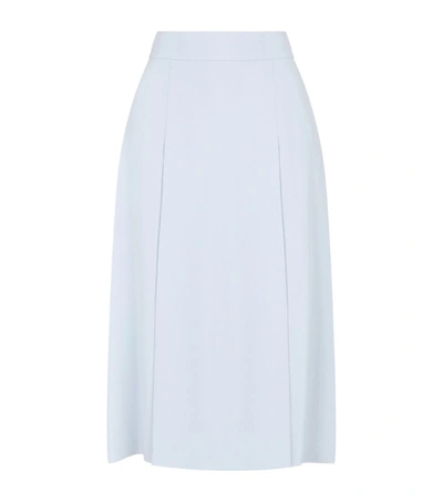 Dolce & Gabbana Pleated Midi Skirt In Azure