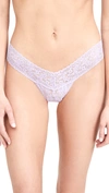 Hanky Panky Signature Lace Low Rise Thong In Cool Lavender