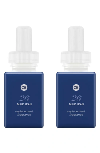 Pura X Capri Blue 2-pack Diffuser Fragrance Refills In Blue Jean