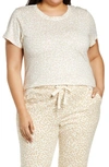 Sanctuary The Perfect Animal Print T-shirt In Beige Leopard