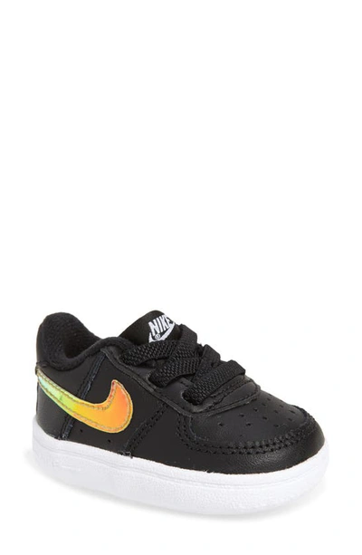 Nike Babies' Air Force 1 Sneaker In Black/ Multi