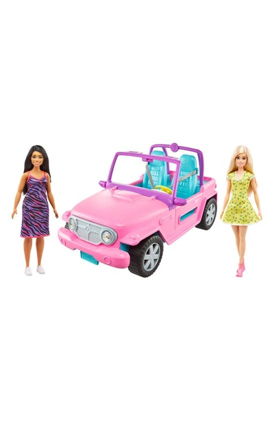 Mattel Kids' Barbie(r) Off-road Vehicle & Dolls Set In Asst