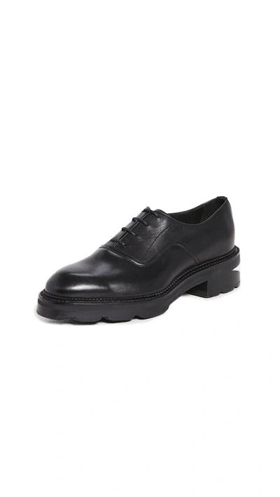 Alexander Wang 'andy' Leather Oxford Shoes In Black