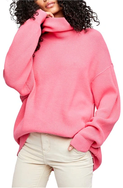 Free People Softly Structured Knit Tunic In Cotton Candy