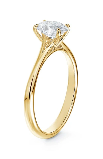 Forevermark Icon(tm) Setting Oval Diamond Engagement Ring In Yellow Gold-d0.70ct