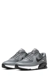 Nike Air Max 90 G Golf Shoe In Smoke Grey,white,black