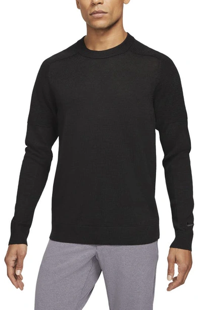 Nike Tiger Woods Men's Knit Golf Sweater In Black,black | ModeSens