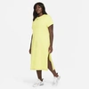 Nike Sportswear Icon Clash Women's Maxi Dress In Light Zitron/bright Mango